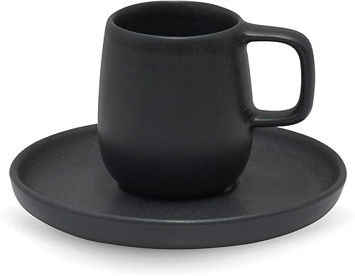 Uno Granite - Juego de vajilla de cerámica de mesa (8.3in)