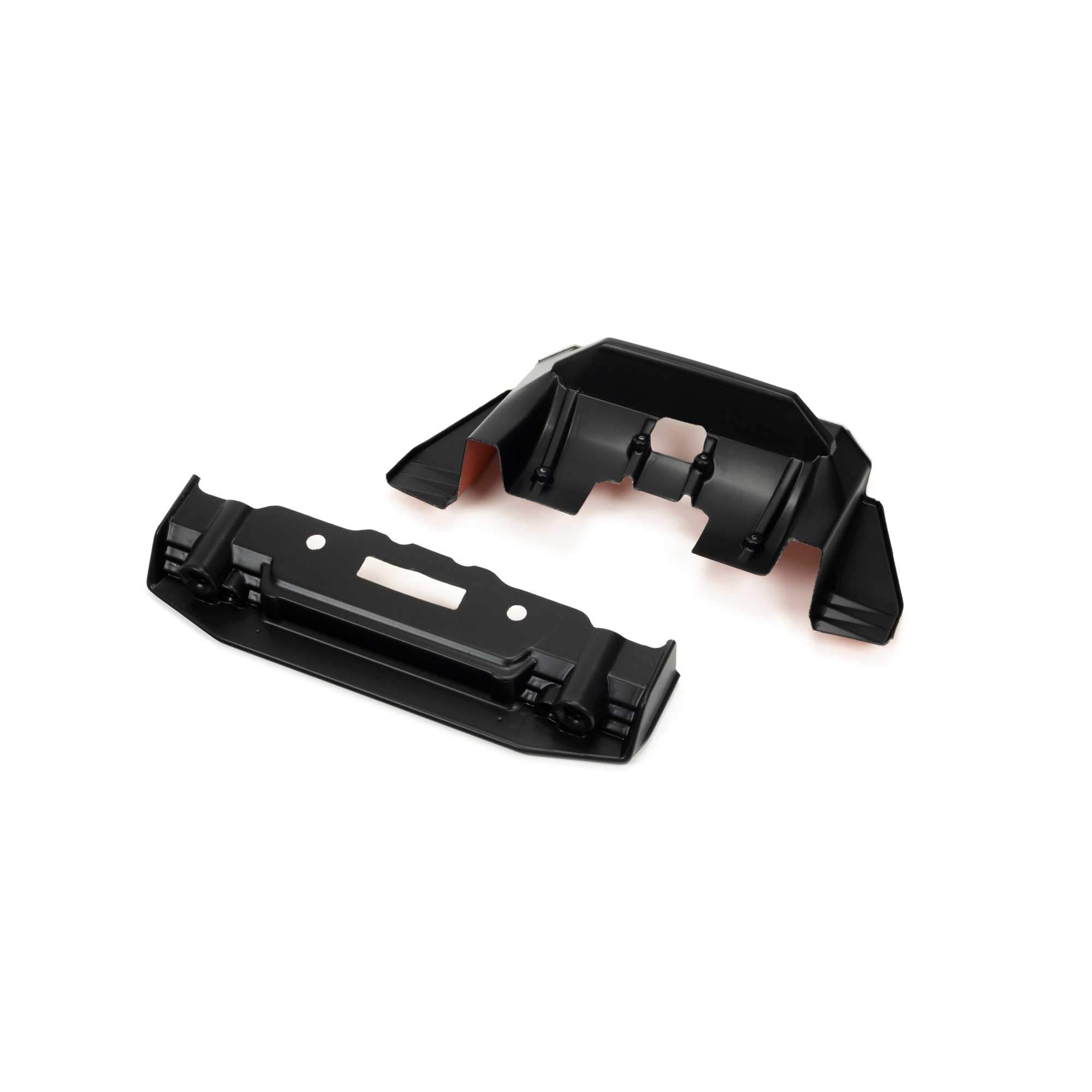 ARRMA1/7 Painted Splitter and Diffuser, Black and Orange: Felony 6S BLX, ARA410010