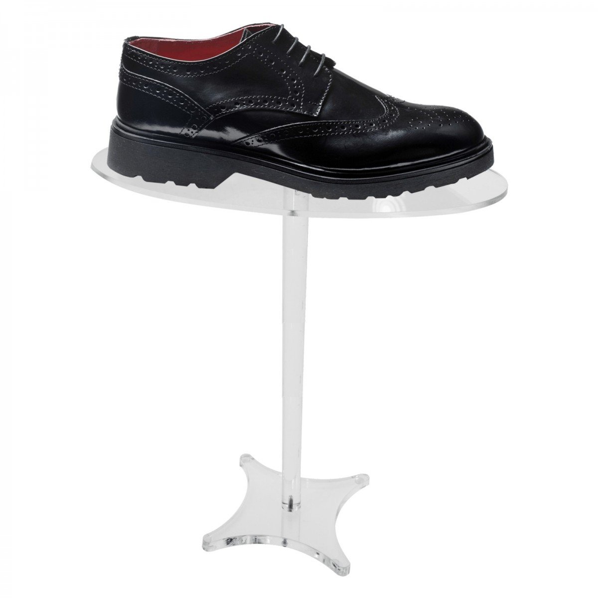 Espositore Universale in plexiglass Trasparente - Misure ripiano: 32x15 cm - Misure: 32x15x H30 cm