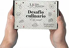 Jogo Desafio Culinário em Casal – Momentos Divertidos - 30 Desafios - Namoro - Cartas