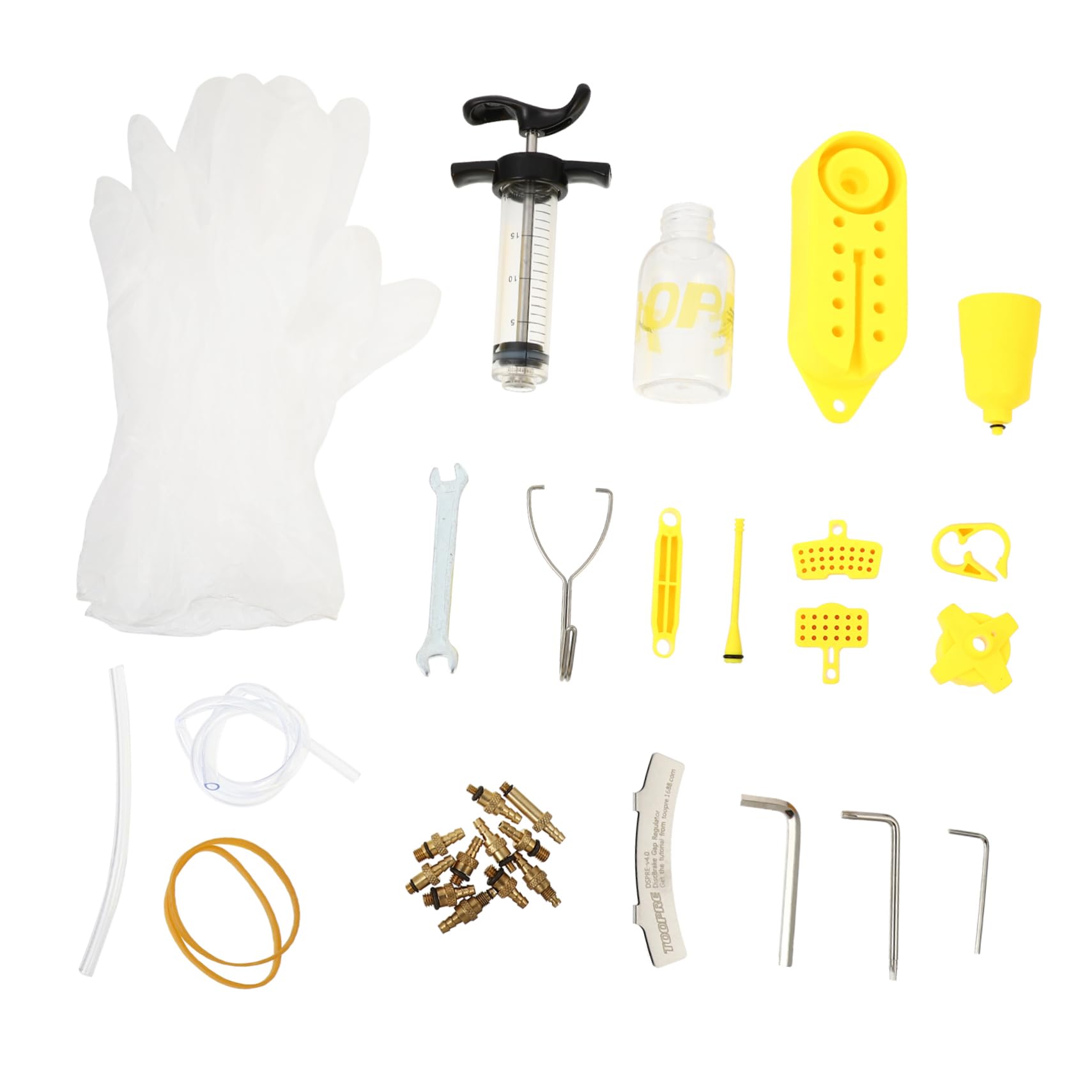 1set Kit Strumenti per Riparazione Freni Disco per Bici Professionale per Manutenzione Freni Idraulici con Raccolta Design Pratico e Materiali Resistenti