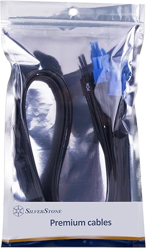 Vista 22 de SilverStone Technology PP14-90 12+4 pines (PSU) a 12+4 pines (GPU) de baja profie 90° en ángulo 12VHPWR PCIe Gen5 Cable, SST-PP14-90