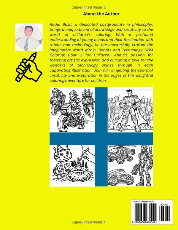 Miniatura 2 de Robots and Technology DBM Coloring Book 3 for Children