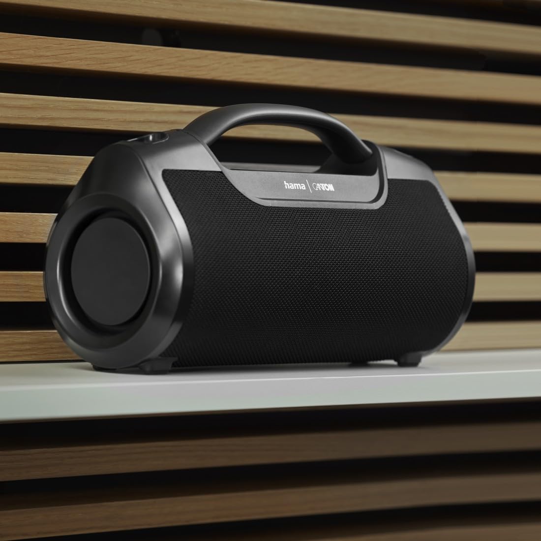 Hama Altoparlante Bluetooth Esterno 60W - Impermeabile IPX6, 12 Ore di Batteria, Pro Sound, Powerpack, USB, Music Box, Party Box - Nero