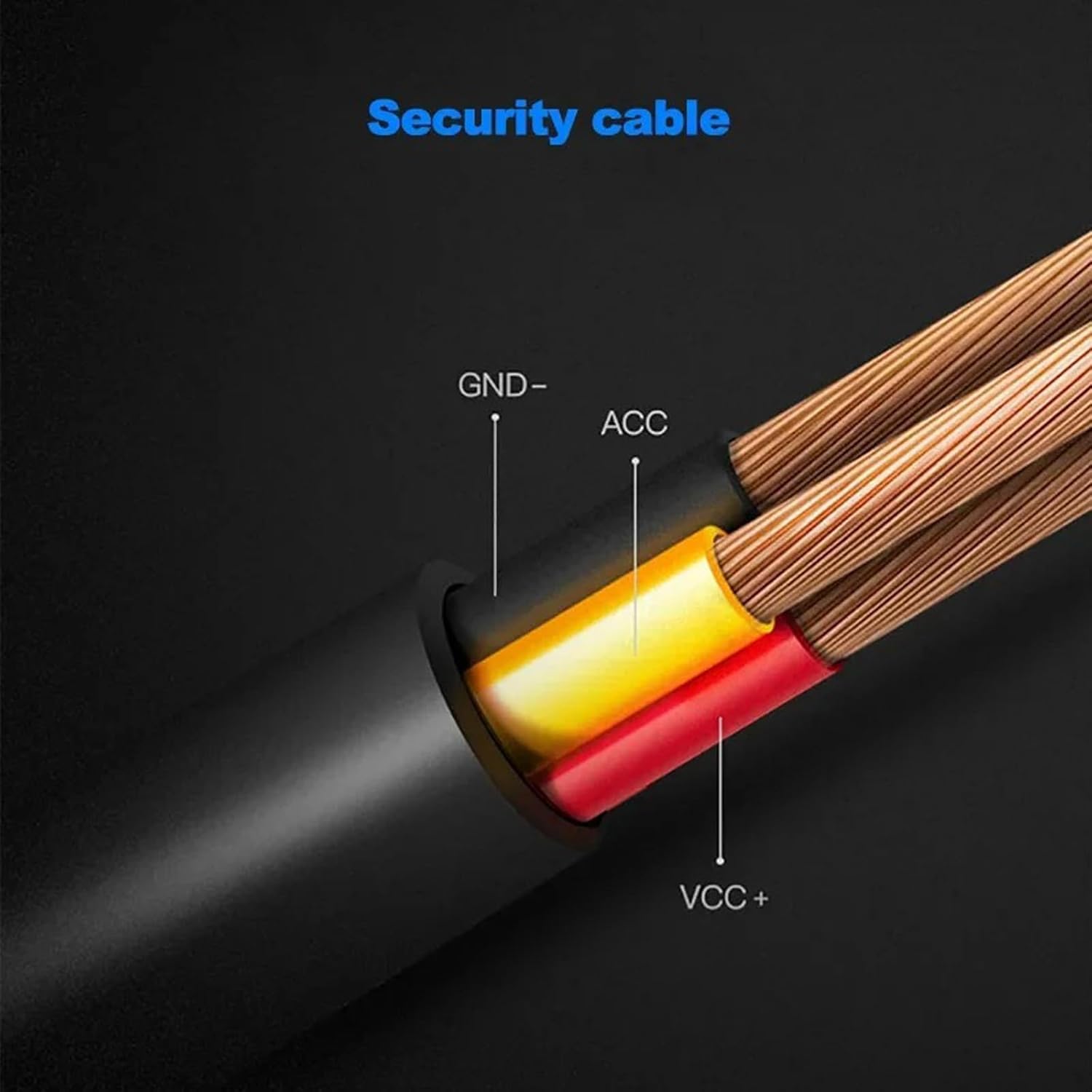 Typ-C-Hardwire-Kit für 3-K-Spiegel-Dashcams, DC 5 V, 3 A, Auto-Armaturenbrett-Step-Down-Kabel, inklusive Sicherungshähnen und Installationswerkzeugen, 3,4 m