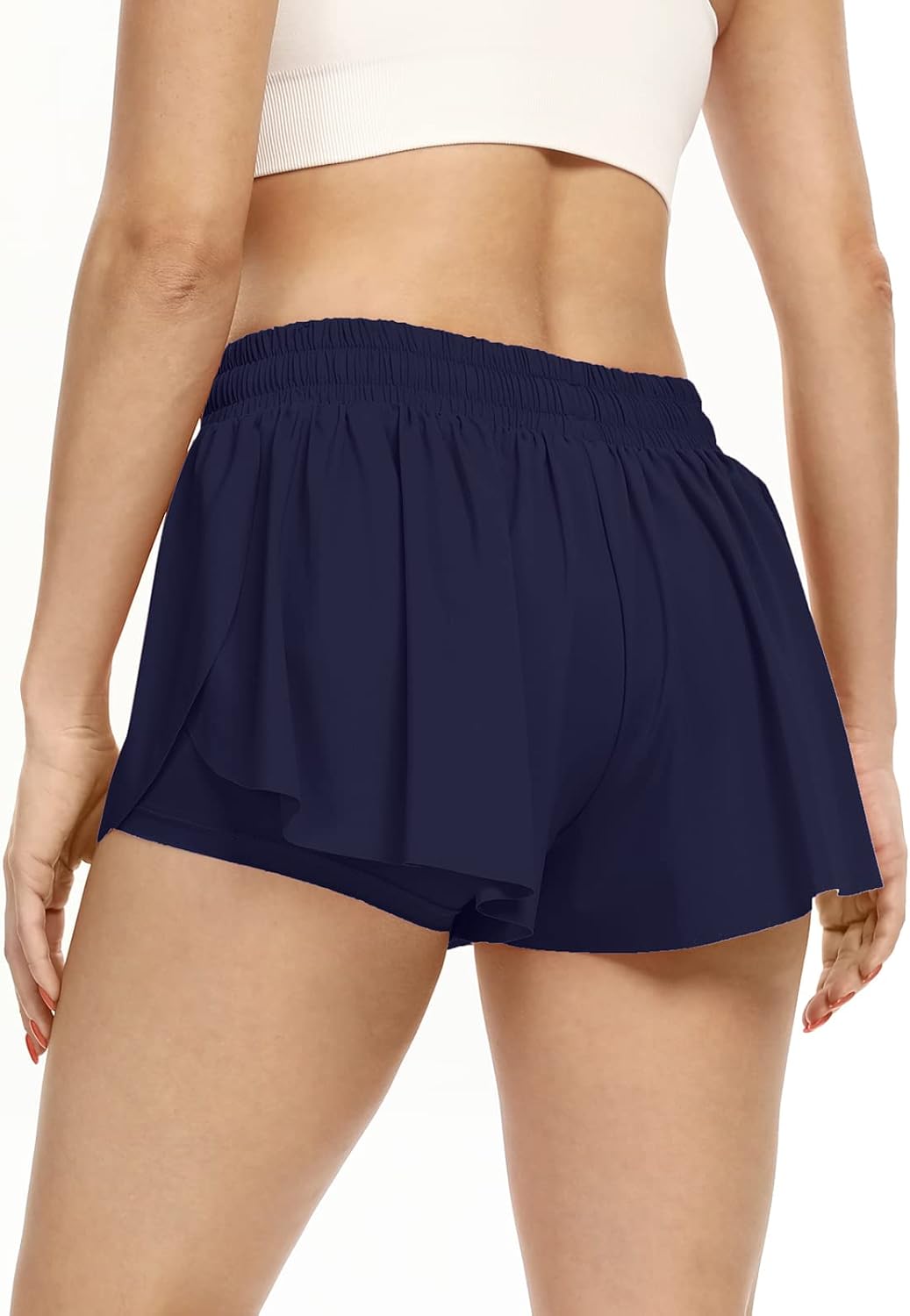 Blaosn Flowy Athletic Shorts for Women Gym Yoga Workout Running Short Pants Tennis Skort Skirt Cute Clothes Casual Summer