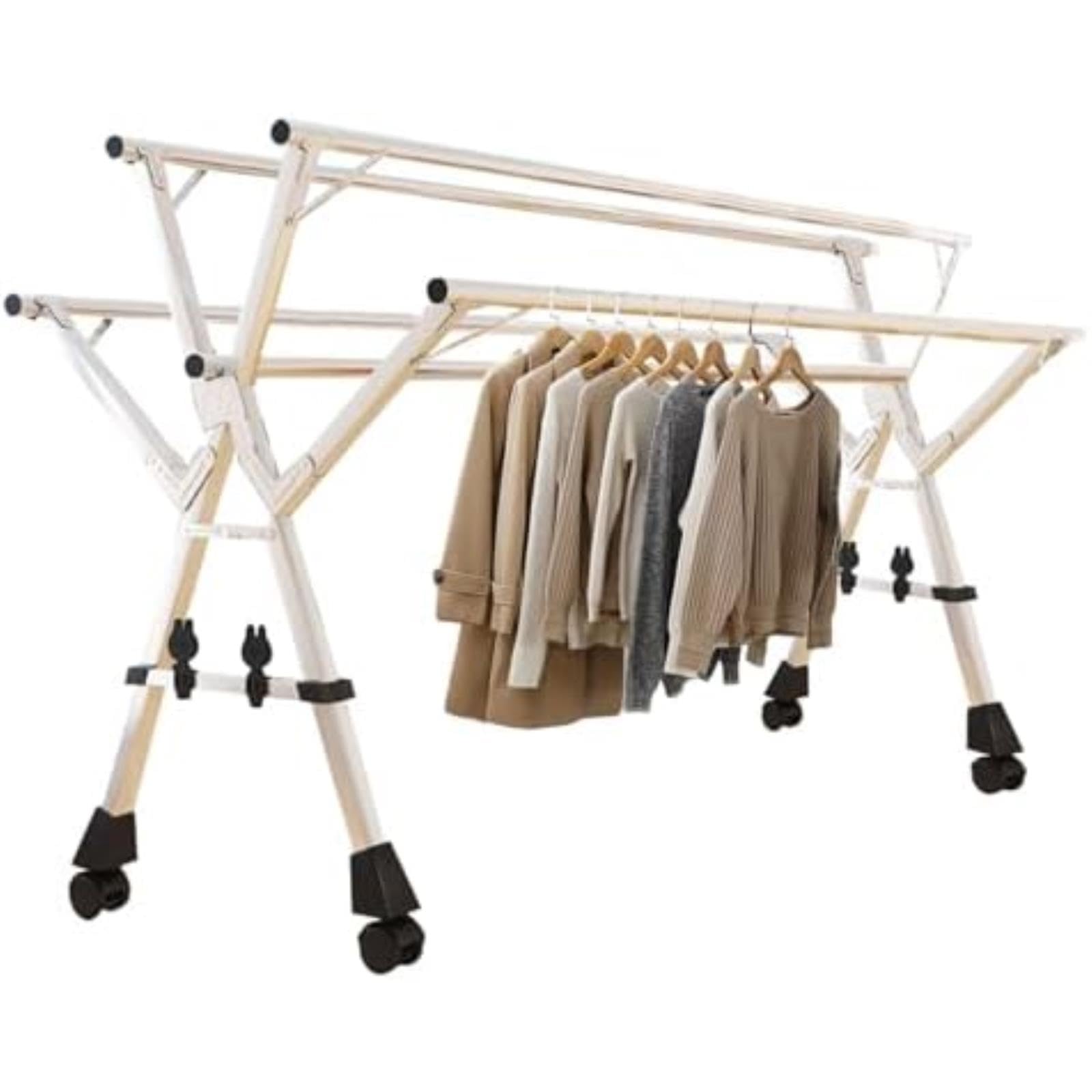 Étendoir à linge pliable peu encombrant pour appartement