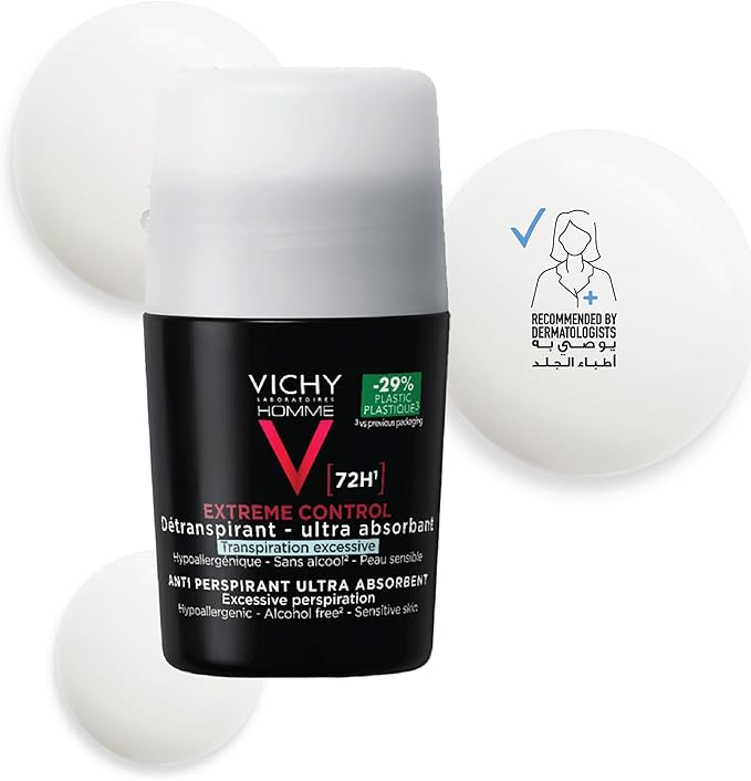 Vichy Homme 72 Hour Deodorant Anti Perspirant Soothing Effect for men