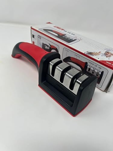 Miniatura 5 de Afilador de piedra de afilar de tres caras Ktchen multifunción