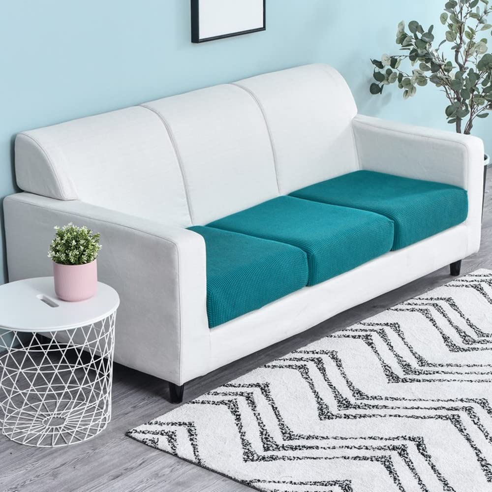 Elover Sofa Seat Cushion Cover-Highly Elastic Seat Cover,Living Room Sofa Seat Cover Furniture Cover Non-Slip and Soft - Image 3