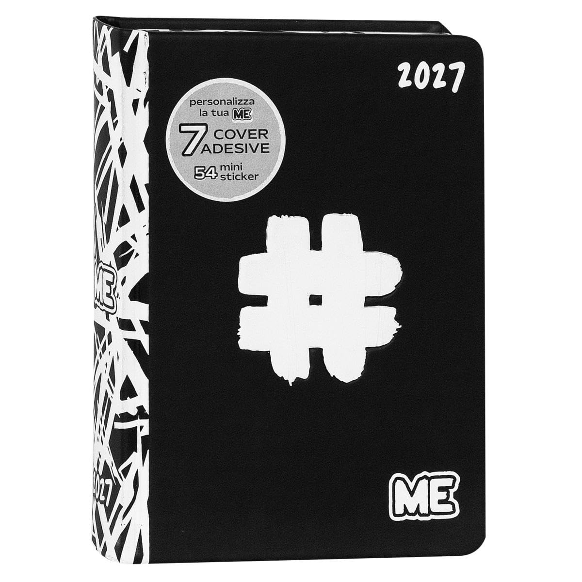 ME MY EVOLUTION 2027 16 Month Daily Diary for Boys and Girls, with Soft Cover and Embossed Graphics, 512 Pages, Ideal for Middle School, High School and University, 12 x 16.5 cm