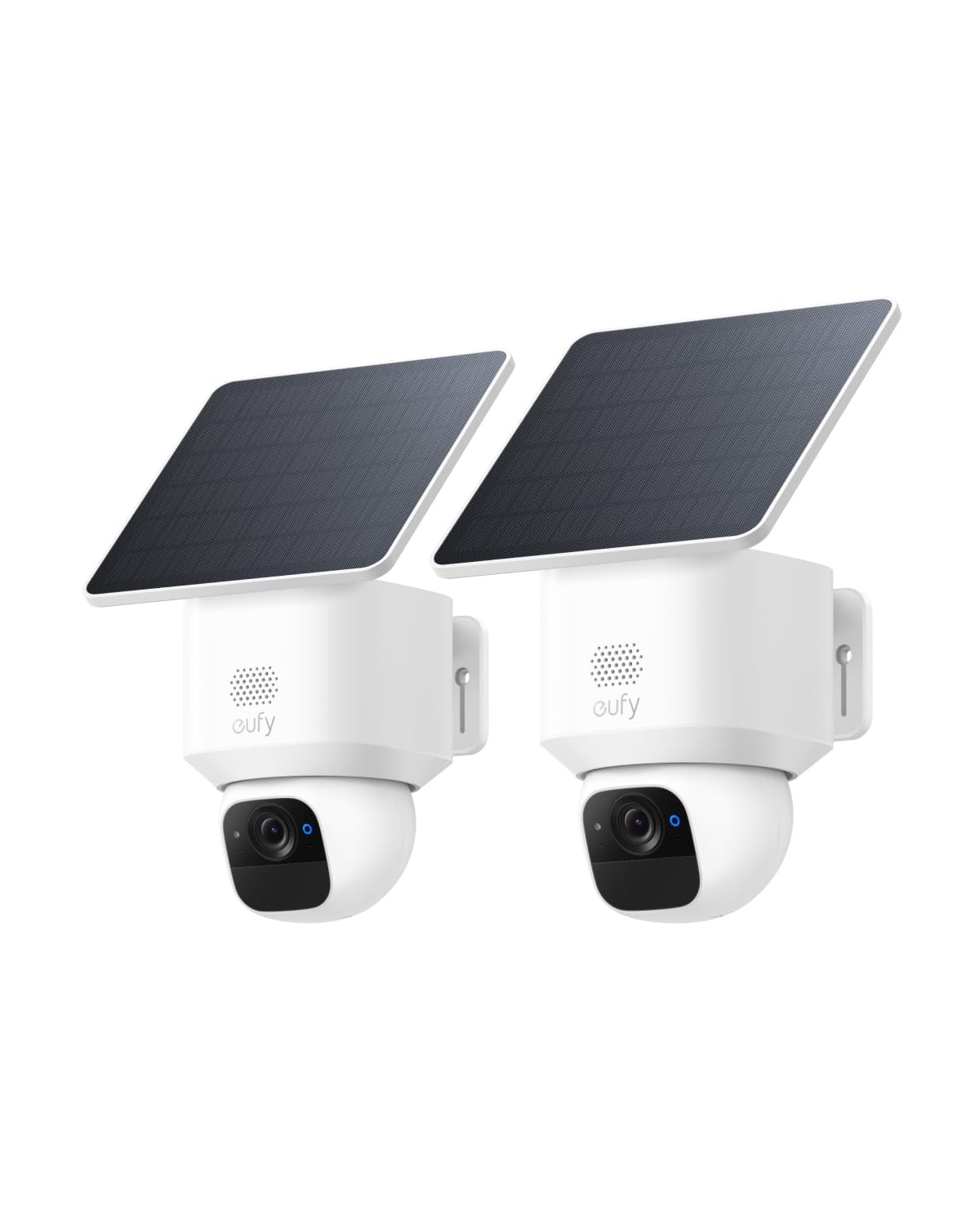 eufy eufyCam Solo E30, 2er-Pack, Solar Überwachungskamera, 360° Schwenk, KI-Tracking, 2K-Qualität, Kabellos, eufy Außen-Sicherheitskamera, Kompatibel mit HomeBase S280 & S380, Ohne ABO-Kosten