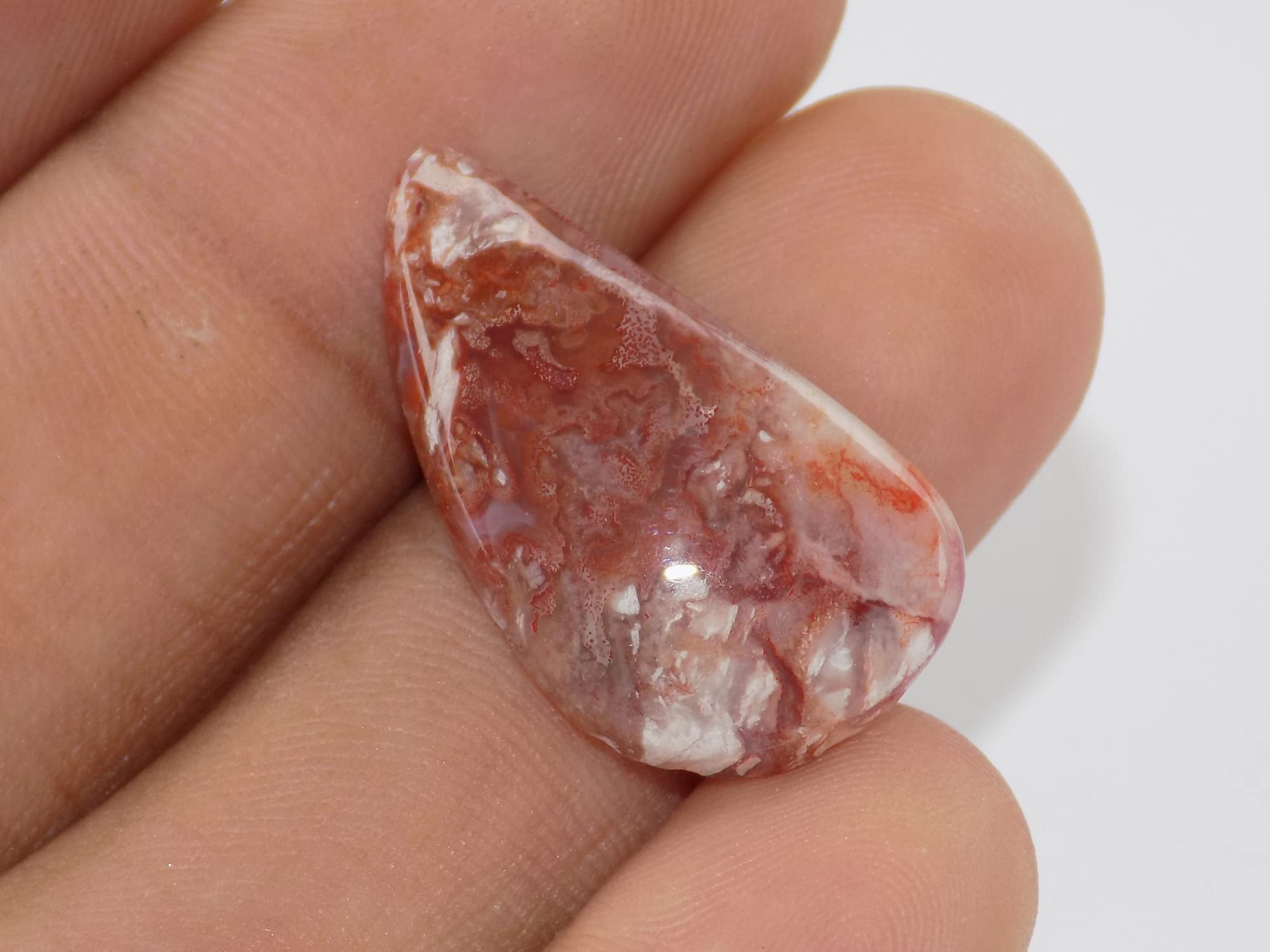 Szalony koronkowy agat kamień szlachetny, fantazyjny kształt 27 x 15 x 5 mm, 14 ct designerski koronkowy agat graficzny kamień, 27x15x5mm, kamień szlachetny, szalony agat koronka