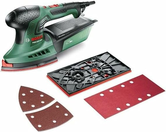 صنفرة متعددة الأغراض Bosch PSM 200 AES Psm 200 Aes، باللون الأخضر