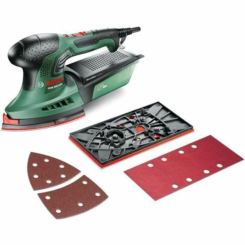 Bosch PSM 200 AES Multischleifer als DIY-Marktführer mit Delta-Wechselteller