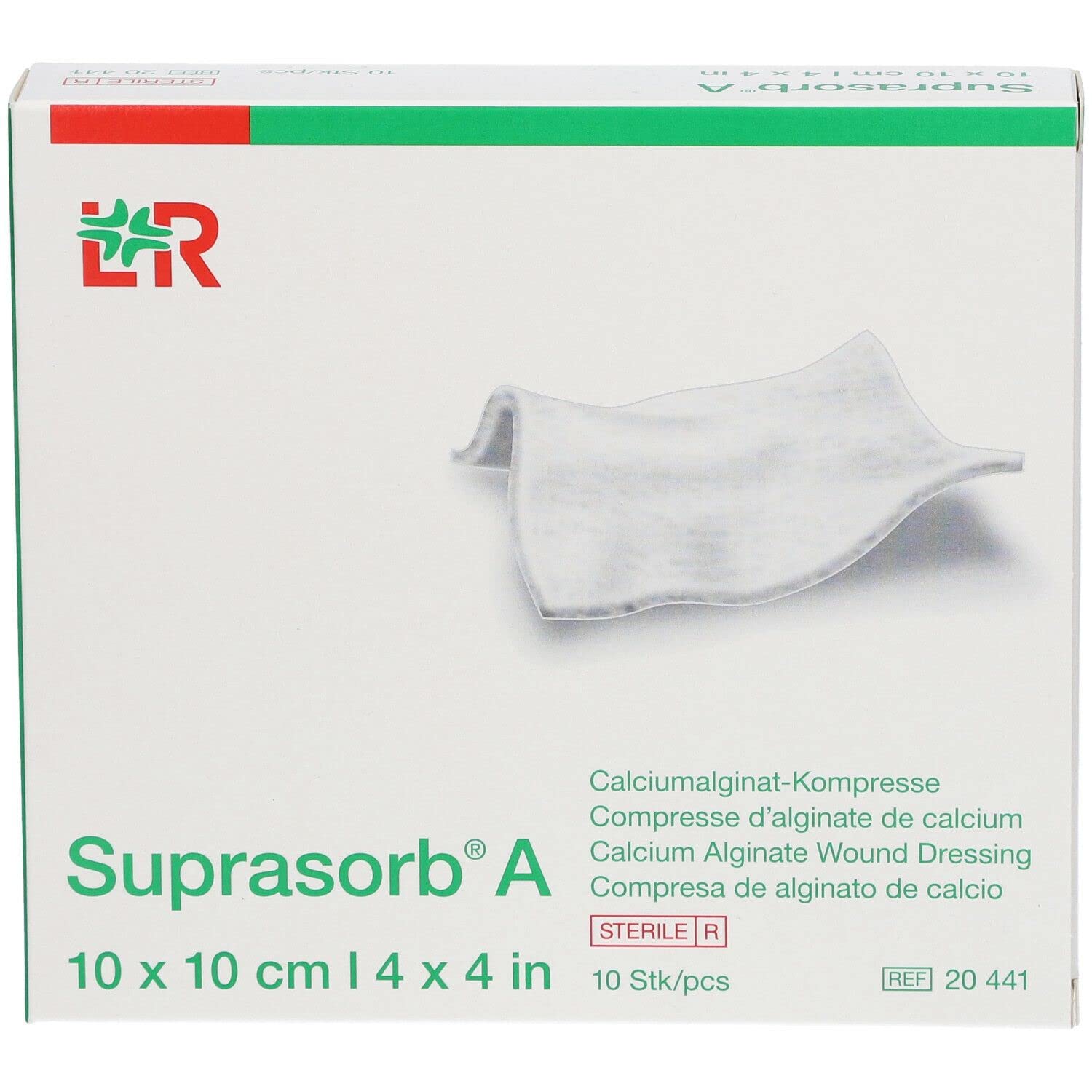 Suprasorb A Compr 10 x 10 cm, 10 Stück