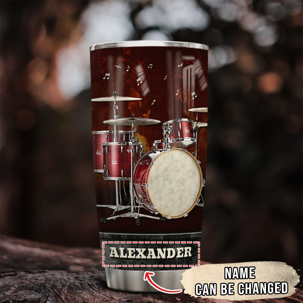 ThisWear Drummer Nutritional Facts Coffee Mug – 15 Oz Funny Drummer Gift Mug