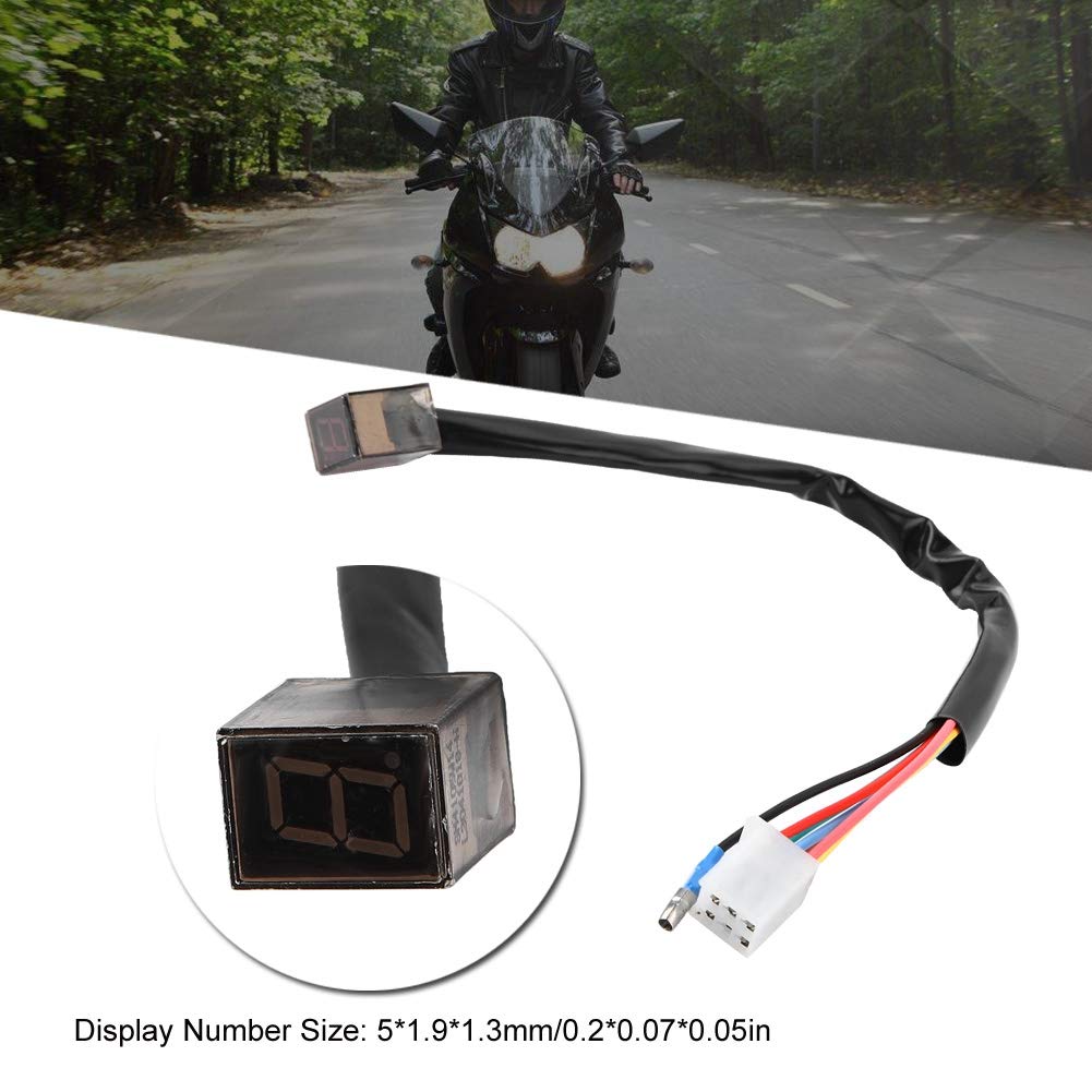 Digital Ganganzeige Universal 6 Schalthebel Motorrad Digital Ganganzeige Anzeige Tachoanzeige