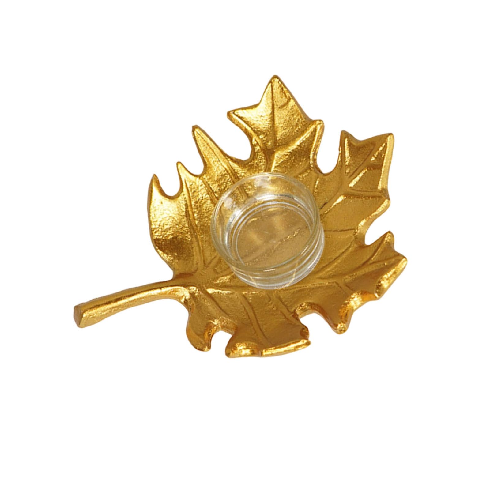 Carotoe A Rural Iron Stand With Unique Maples Leaves Designs Metal Holders Perfect For Dining Tables & Living Room Iron Stand