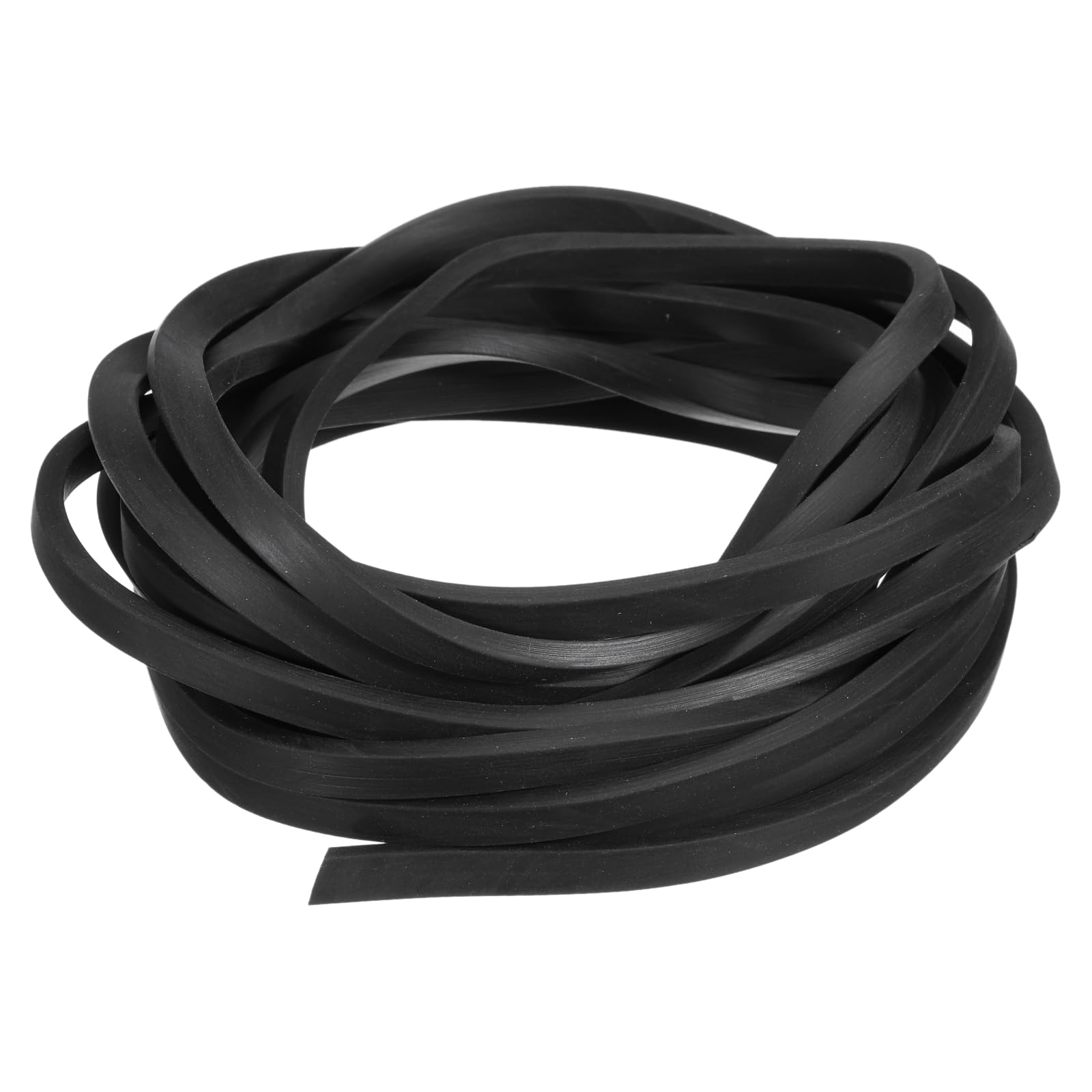 METALLIXITY Solid Rubber Strips (137.8" L x 0.2" W x 0.12" T) 1Pcs, Rubber Neoprene Sheet Rolls