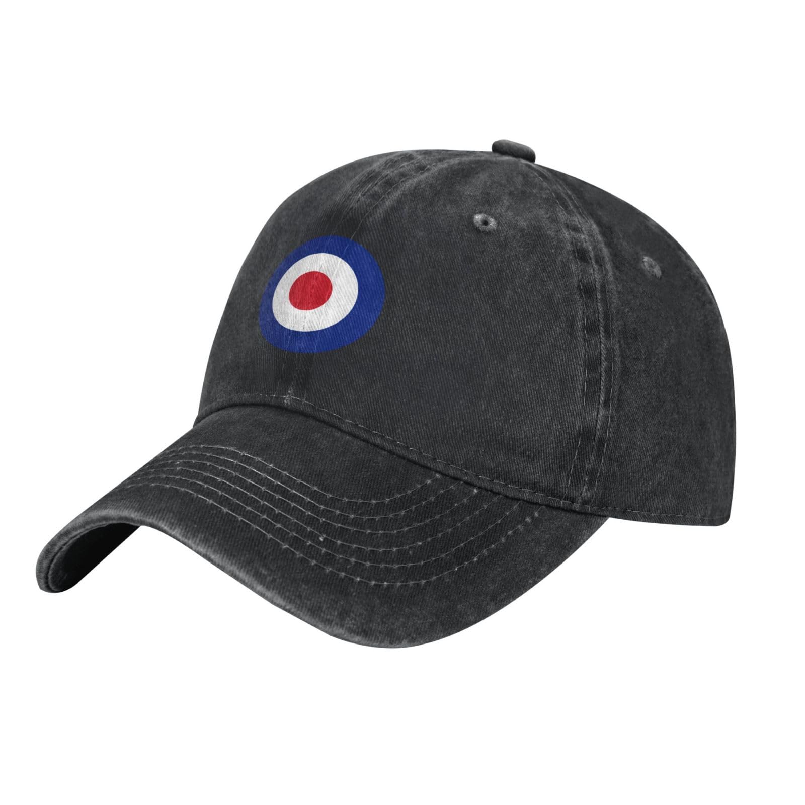 Amazingtr Unisex Black Raf Roundel Baseball Cap Women Men Sun Hat Vintage Cowboy Hats Golf Caps