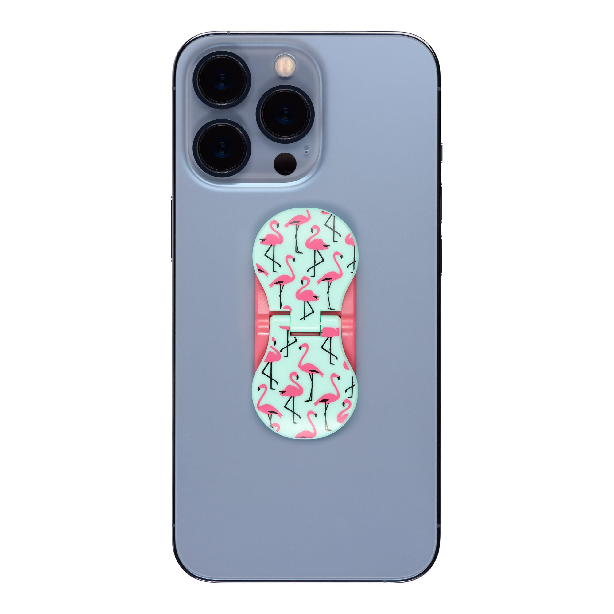Gifts for Readers & Writers ZipGrips Mobile Phone Grip, Flamingo