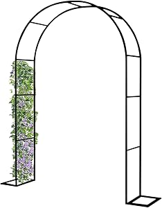 Garden Arch Arbor Metal Frame Archway Wide 120CM 140CM 160CM 180CM 200CM 240CM 280CM