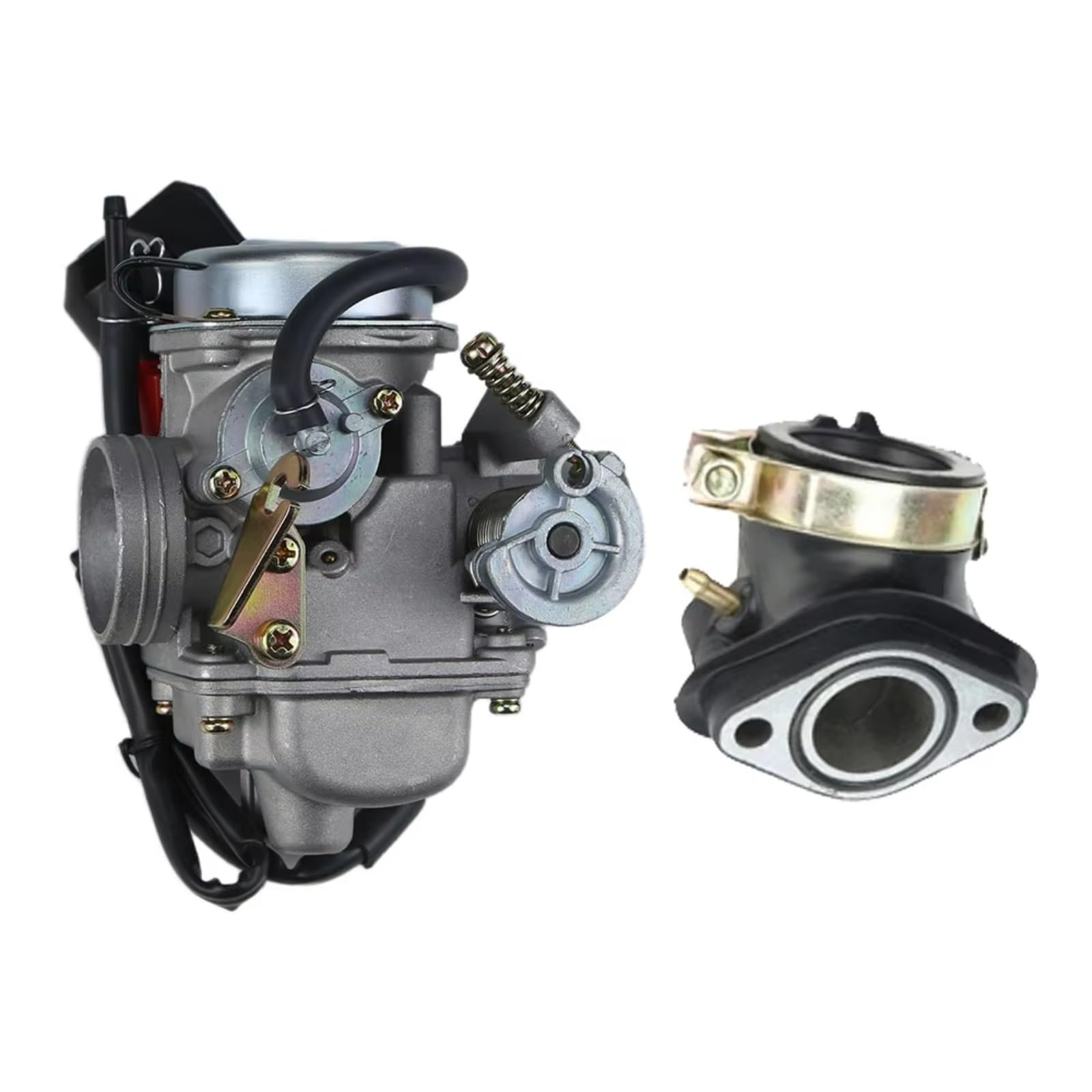 Carburador Moto Compatible Con GY6 ATV Para BAJAJ Go Kart Motor De Para 125cc 150cc Scooter PD24J 24mm Piezas De Repuesto De Carburador De Motocicleta