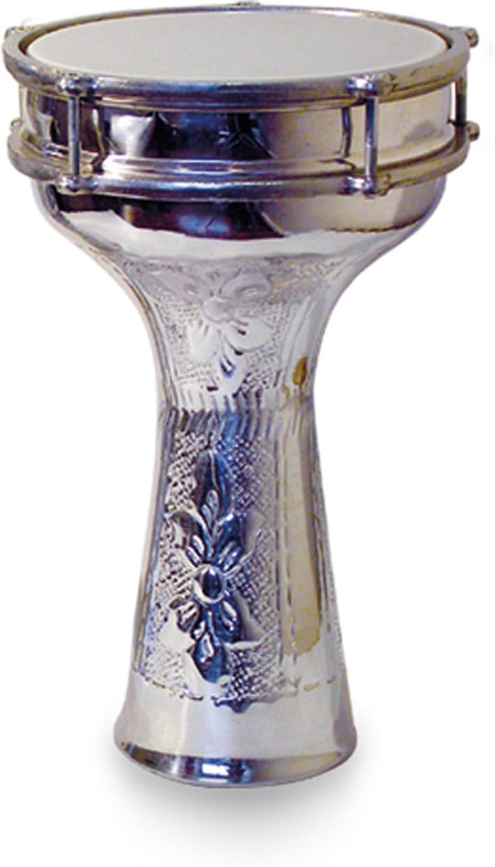 Vatan 304 Turkish carved goblet Drum Medium Size with bell Diameter 18.5 cm Grey