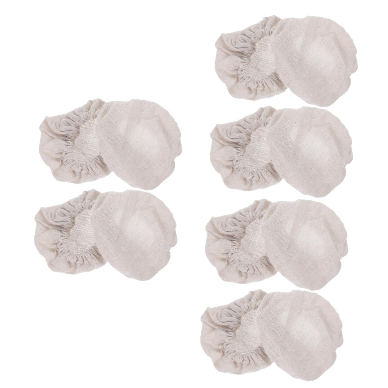 Mobestech 3 Ensembles Couvercles Toile Non Blanchie Pour Bocaux De Fermentation Lot De Couvercles Pour Pots De Démarrage Et Bouteilles 4 Pièces * 3