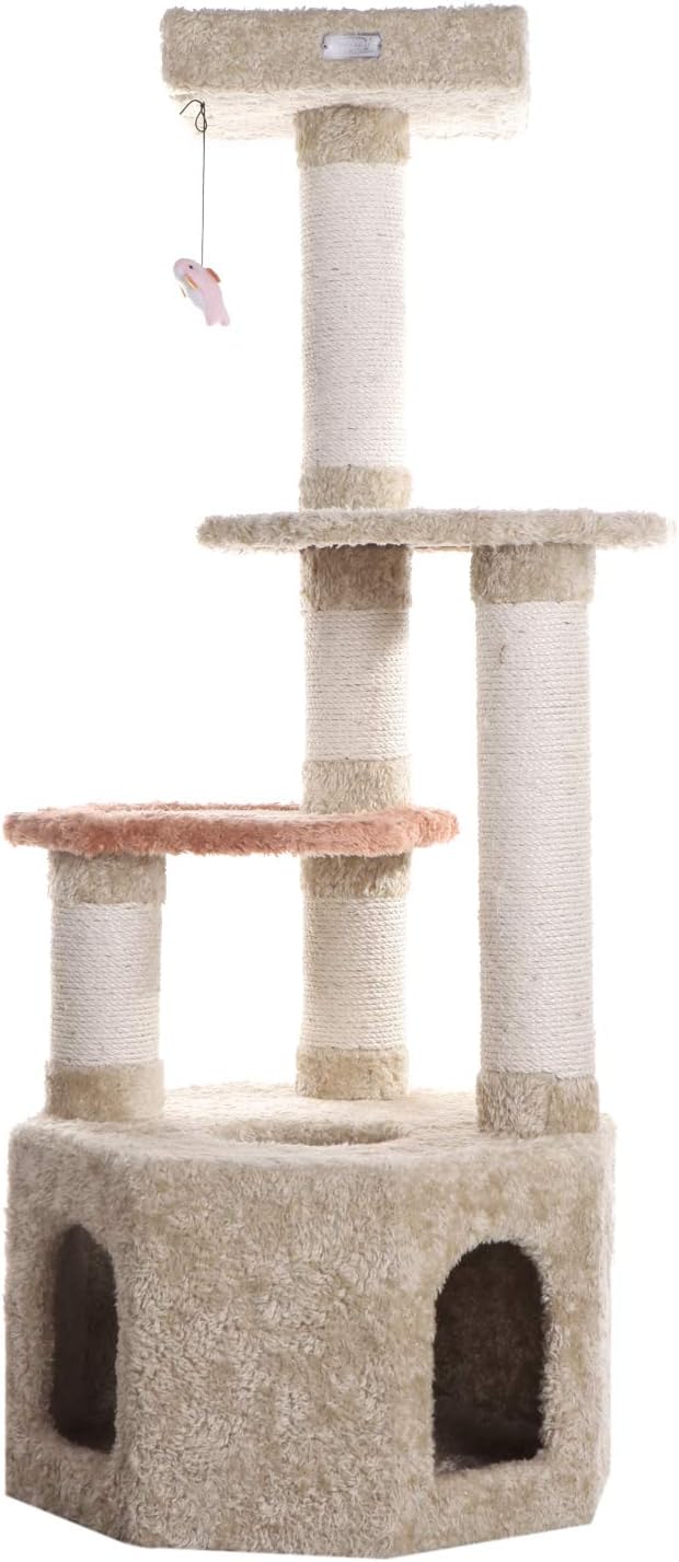 Armarkat Premium Cat Tree Model X5703, Khaki