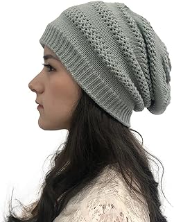 AODONG Chapéus de inverno para mulheres homens cashmere gorro de malha desleixado gorro de inverno macio quente feminino gorro de lã tricotado gorro