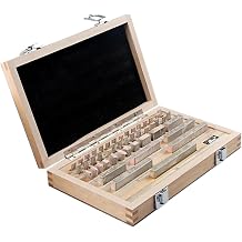 47Pcs/Set HSS Block Gauge Set 1/0 Grade Inspection Caliper And Micrometer Gage Blocks Measurement Instruments Wear-resistant1 grade