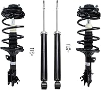 Vista 54 de Detroit Axle - Amortiguadores de muelles helicoidales RWD para Dodge Charger 2012-2020, 2012-2019 Challenger 2 Amortiguadores delanteros completos