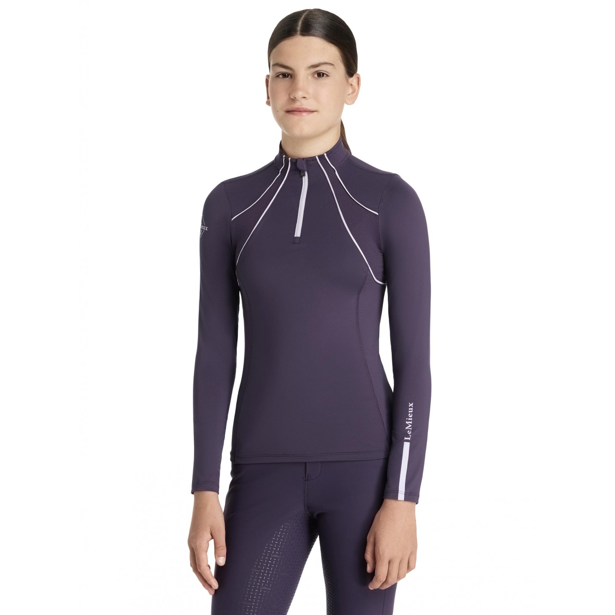 LeMieux Young Rider Mia Mesh Childrens Base Layer - Juniper Size: 13-1