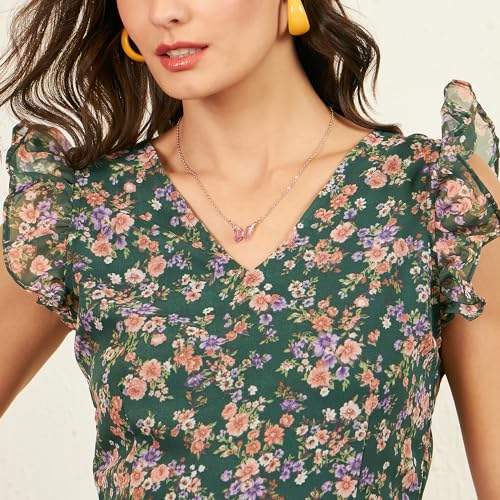 Image of Carlton London Women's A-Line Above Knee Length Dress