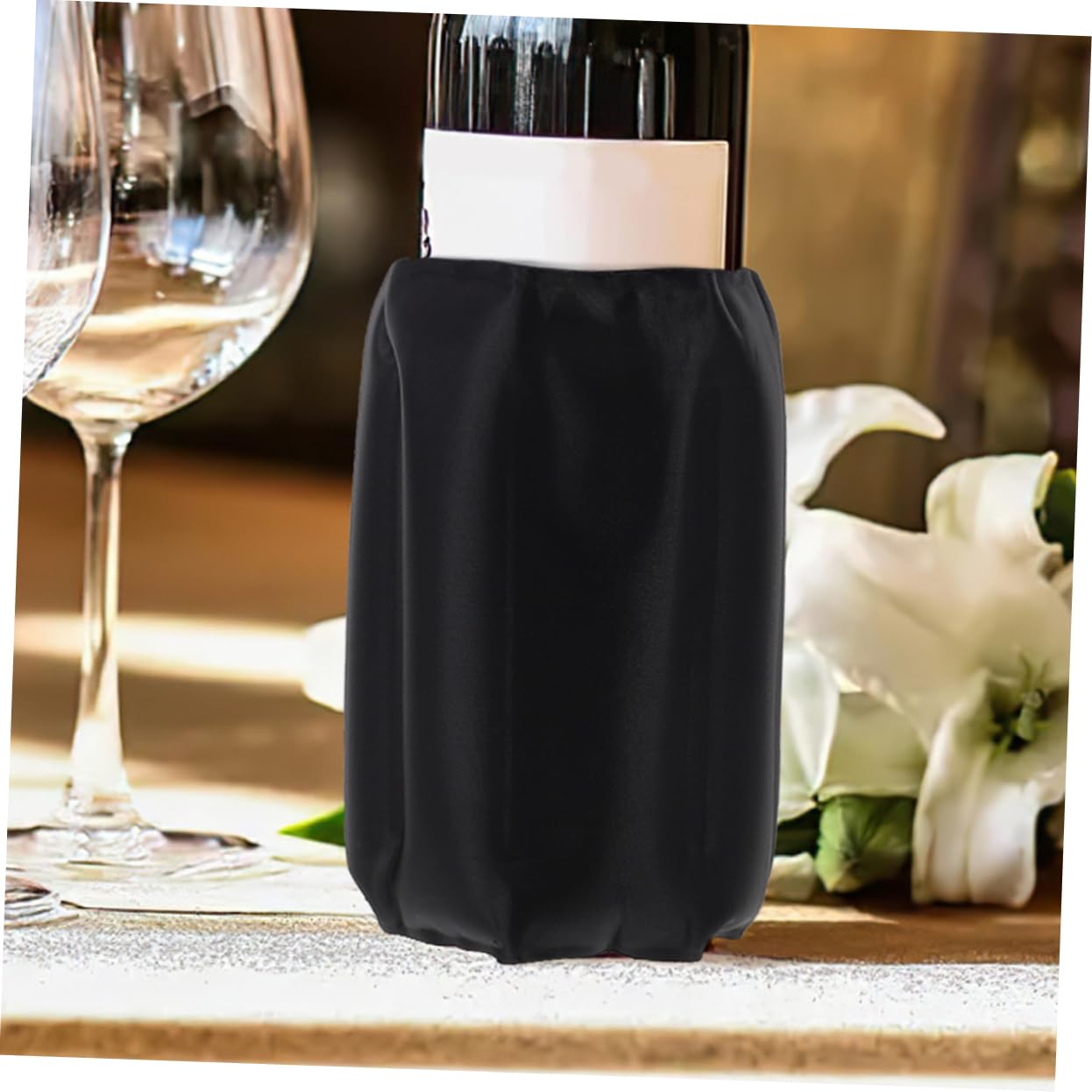 Manica Raffreddatore Vino 2 Pezzi, Custodia Gel Riutilizzabile
