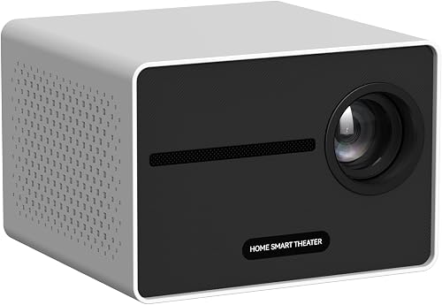 Mini Projector YG290 Android Projector, 180°Adjustable Stand Portable, 150" Smart Projector with Full HD 1080P, Android TV, Support 2.4G/5G/6G WiFi6, Auto Keystone for Phone/TV Stick/Laptop
