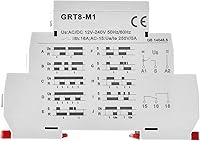 Vista 2 de Relé de tiempo multifunción 16A con 10 opciones de función relé AC/DC12V-240V (GRT8-M1, AC/DC12V-240V)