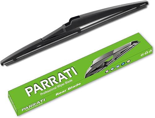 PARRATI Limpiaparabrisas trasero prémium de 12 pulgadas para todas las estaciones para Hyundai Santa Fe Elantra GT 2019+, limpiaparabrisas trasero