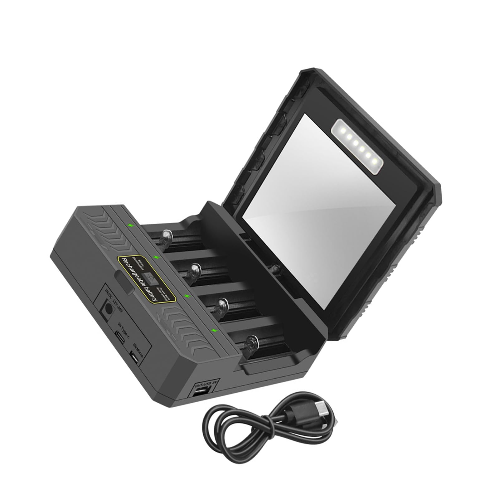 Amazon USB C 4 26650 21700 Amazon usb c 4 26650 21700