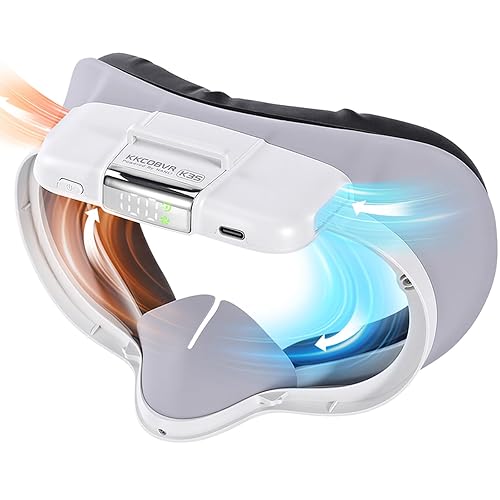 KKCOBVR K3S Facial Interface Fan Relieve Lens Fogging Only Compatible with Meta Quest3s,NOT Compatible with Meta Quest3