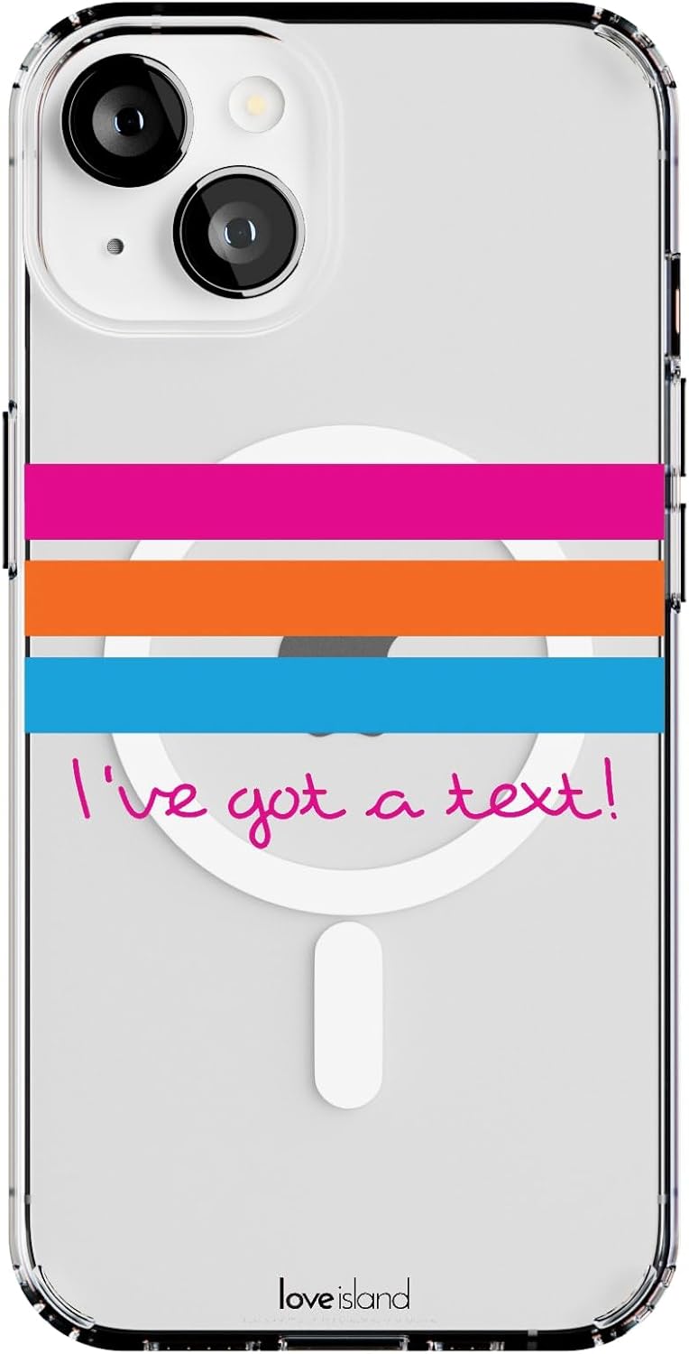Casely iPhone 13 Case | I've Got a Text! | Love Island | Classic Ultra Slim Design | Compatible with MagSafe