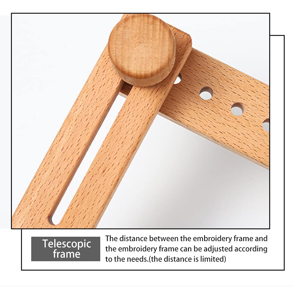 Supporto Regolabile Per Ricamo A Punto Croce - 6 Cerchi, Girevole 360° - Foto 13