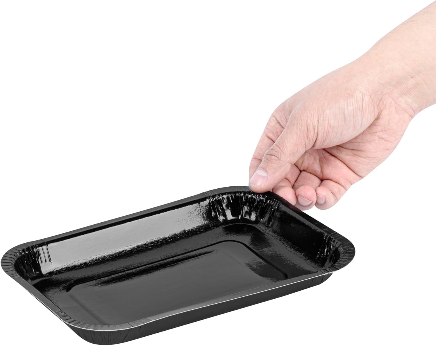 Restaurantware Baking Tray 100 Pack of 24 oz Greaseproof Oven-Safe Disposable Baking Tray Rectangular Food Container Paper