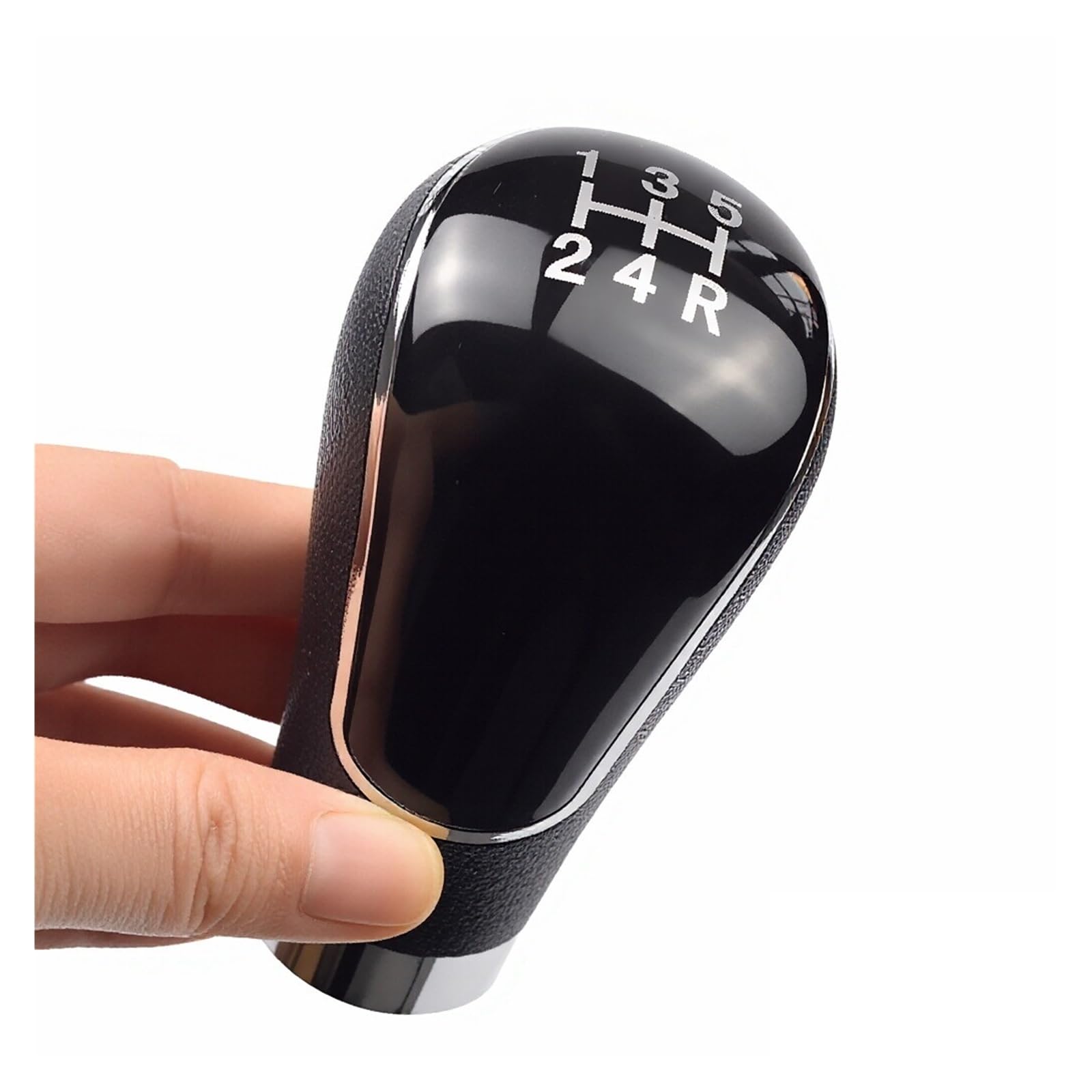 Qmtvfsrh 5R-Black Car Gear Shift Knob Manual Gear Shift Knob 5/6 Speed 12Mm For Mazda For 2 For 3 For 323 For 6 For Mitsubishi For Outlander Ex For Grandis For Lancer(5R-Black)