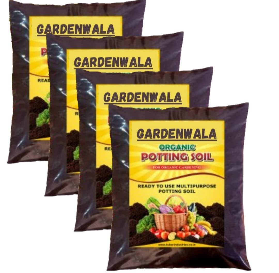 Gardenwala Potting Mix Soil For Plants- 20Kg Soil Less All Purpose Ready To Use Potting Mix 20 Kg Pack Of 4Made With Vermicompost/Neem Cake/Potash/River Sand/Bone Meal (B09X1DDY3C) Amazon Price History, Amazon Price Tracker