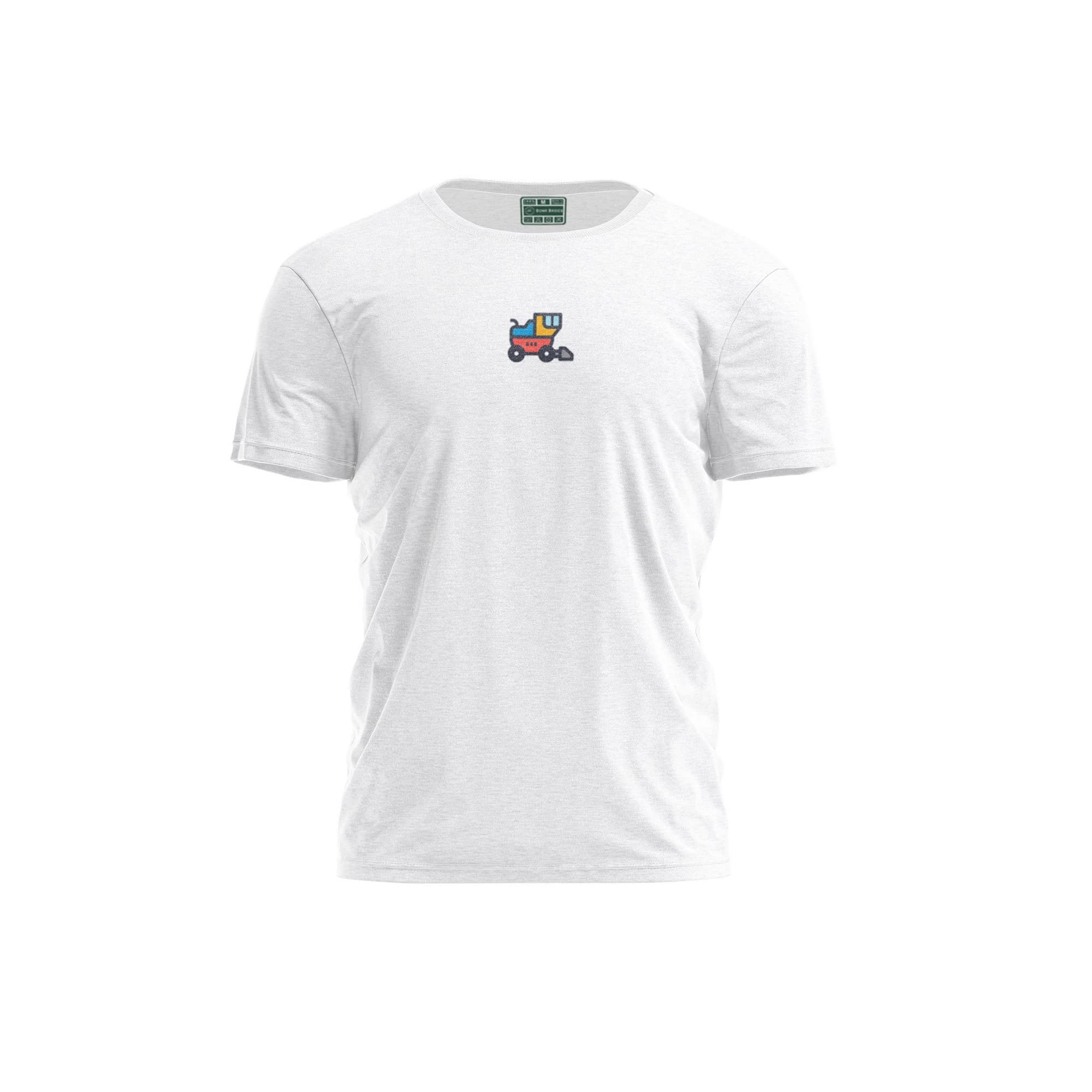 Bona Basics Men's BUTSWI-104698 T-Shirt, White, L