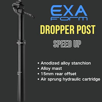 KS EXA Form Dropper Post، خالي من الكابلات ومزود بالرافعة، ملحقات مثالية لترقية الدراجة الإلكترونية