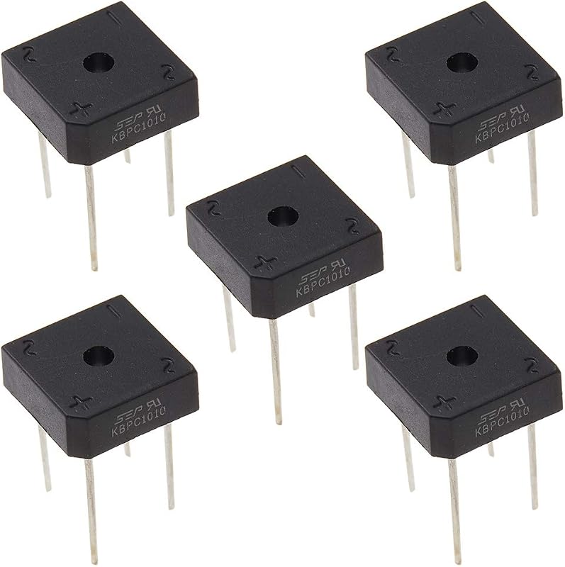 5pcs KBPC1010 Bridge Rectifier Diode Single Phase10A 1000V,4-Pin.